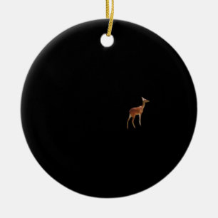 Ornement minimal cerf