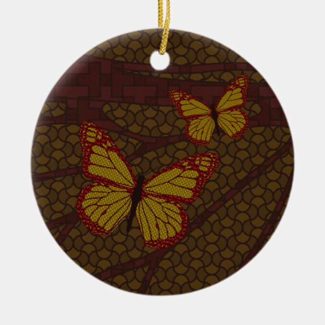 Ornement monarque chinois (Devant)