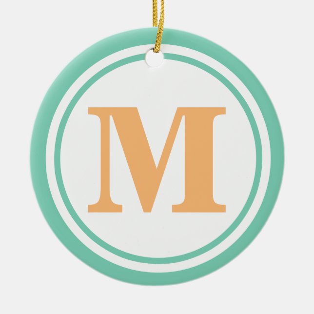 Ornement Monogramme personnalisé (Devant)