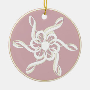Ornement musical de Clef Snowflake Treble