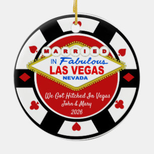 Ornement Nous nous sommes mariés à Vegas 2026
