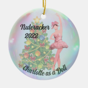 Ornement Nutcracker personnalisé - Poupée Ballerin