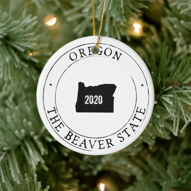 Ornement Oregon personnalisé (Arbre)