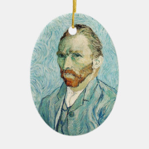 Ornement Ovale En Céramique ART - Van Gogh - SRF