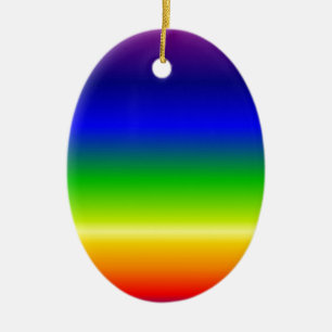 Ornement Ovale En Céramique Concepteur Customisé couleur coloré