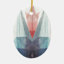 Ornement Ovale En Céramique Drowning Tulip