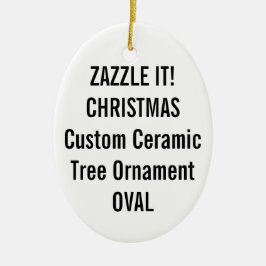 Ornement OVALE en céramique fait sur commande