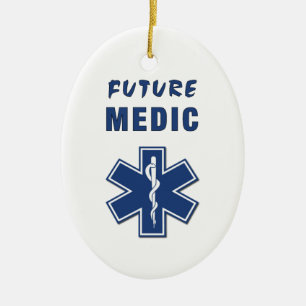 Ornement Ovale En Céramique Futur médecin