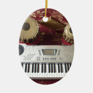 Ornement Ovale En Céramique Hakuna Matata Music Makers.JPG