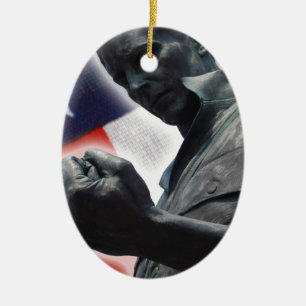 Ornement Ovale En Céramique La liberté n'est pas libre !