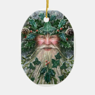 Ornement Ovale En Céramique Le Roi Ornament de Noël
