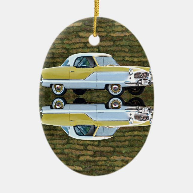 Ornement Ovale En Céramique Nash Metropolitan (Devant)