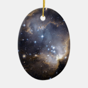 Ornement Ovale En Céramique NGC 602 étoiles brillantes NASA