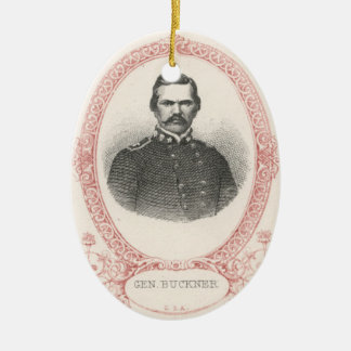 Ornement Ovale En Céramique Simon Bolivar Buckner
