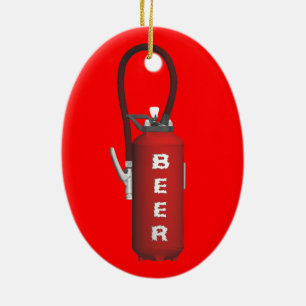 Ornement Ovale En Céramique Soif Quencher Beer