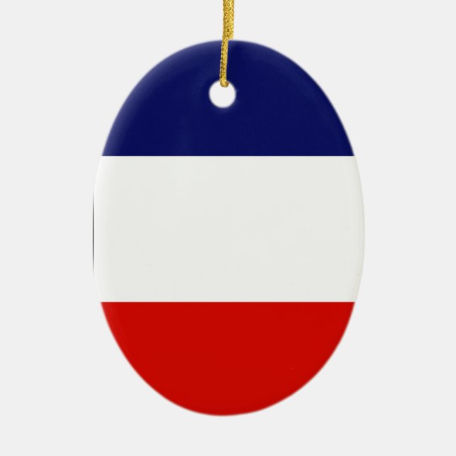 ORNEMENT OVALE EN CÉRAMIQUE ST PIERRE (Devant)