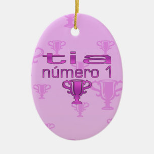 Ornement Ovale En Céramique Tia Número 1