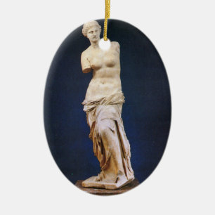 Ornement Ovale En Céramique Venus de Milo