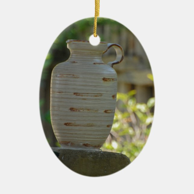 Ornement Ovale En Céramique Vie morte (Devant)