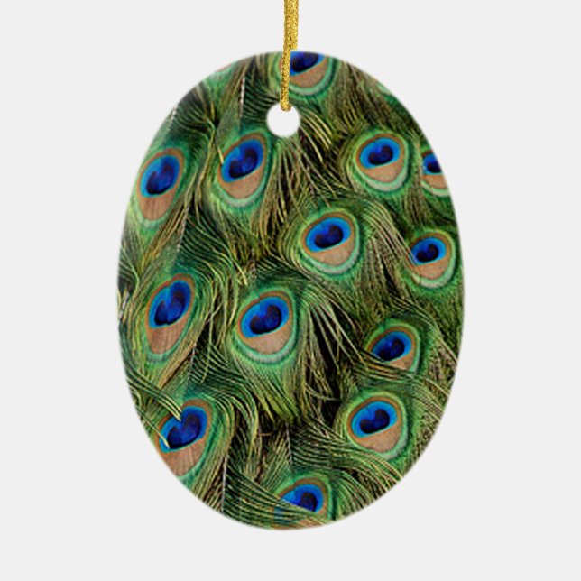 Ornement ovale Peacock (Devant)