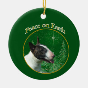 Ornement Peace Bull Terrier