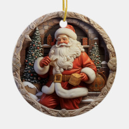 Ornement Père Noël classique