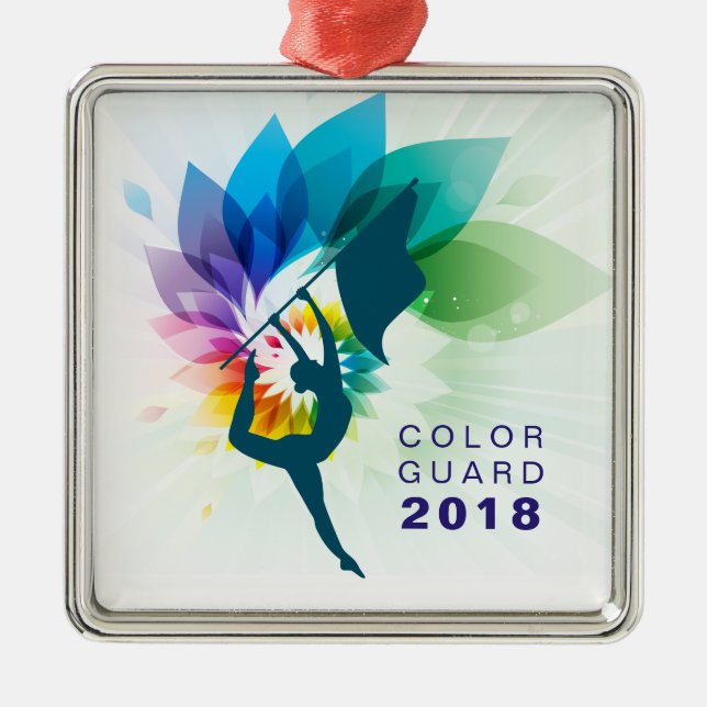 Ornement personnalisable de garde du drapeau (Devant)