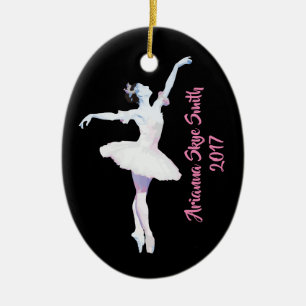 Ornement personnalisé de ballerine, cadeau pour