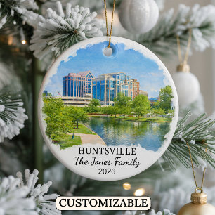 Ornement personnalisé de Huntsville, Alabama sur m