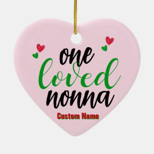 Ornement personnalisé de la Nonna - Noël personnal