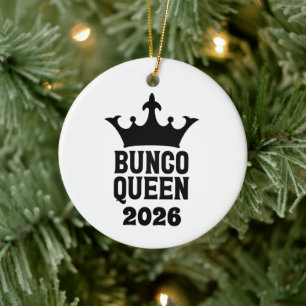 Ornement personnalisé de la Reine Bunco