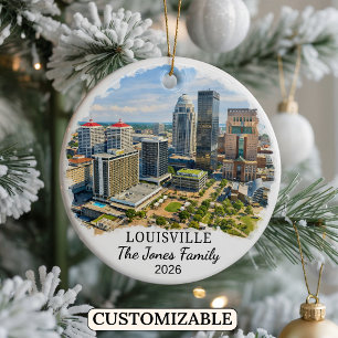 Ornement personnalisé de Louisville, Kentucky sur