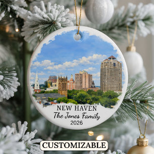 Ornement personnalisé de New Haven sur mesure Conn