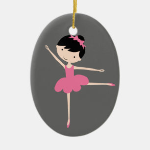 Ornement personnalisé de Noël de ballerine