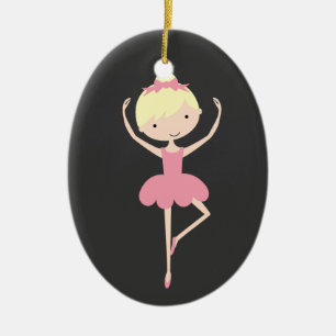 Ornement personnalisé de Noël de ballerine