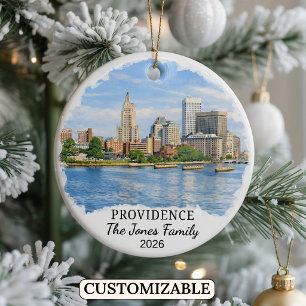 Ornement personnalisé de Providence, Rhode Island