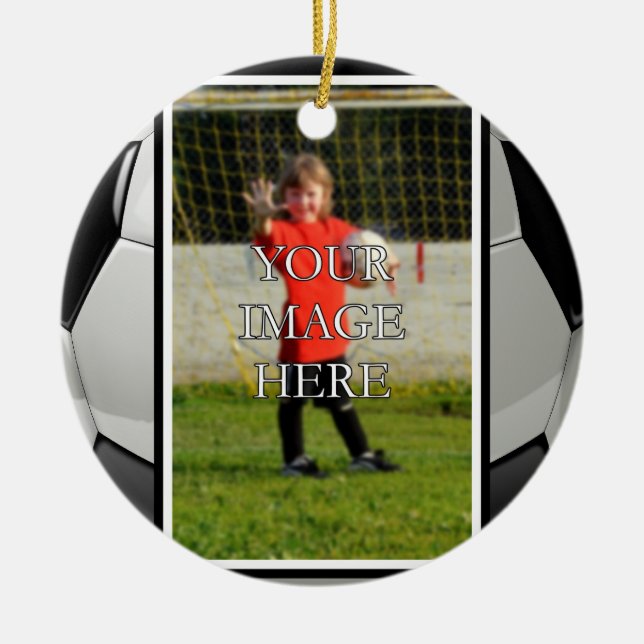 Ornement personnalisé du football (Devant)