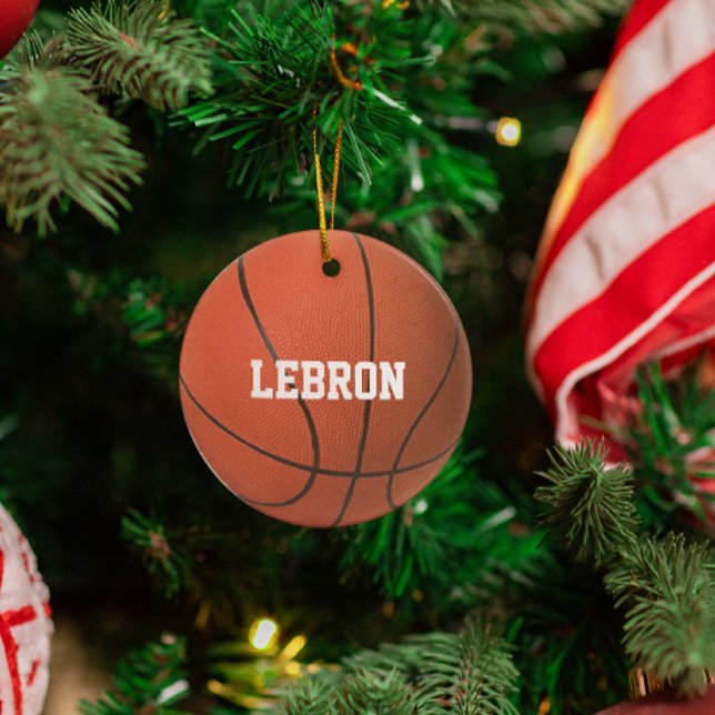 Ornement personnalisé du joueur de basket-ball (Créateur téléchargé)