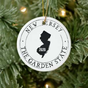 Ornement personnalisé du New Jersey