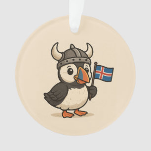 Ornement personnalisé - Pouffin d'Islande