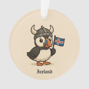Ornement personnalisé - Pouffin d'Islande