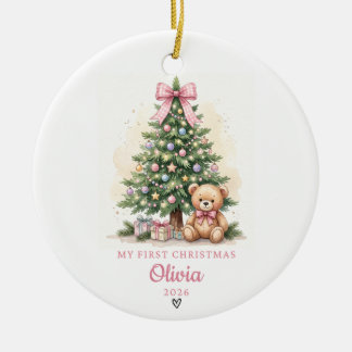 Ornement personnalisé pour le premier Noël de bébé