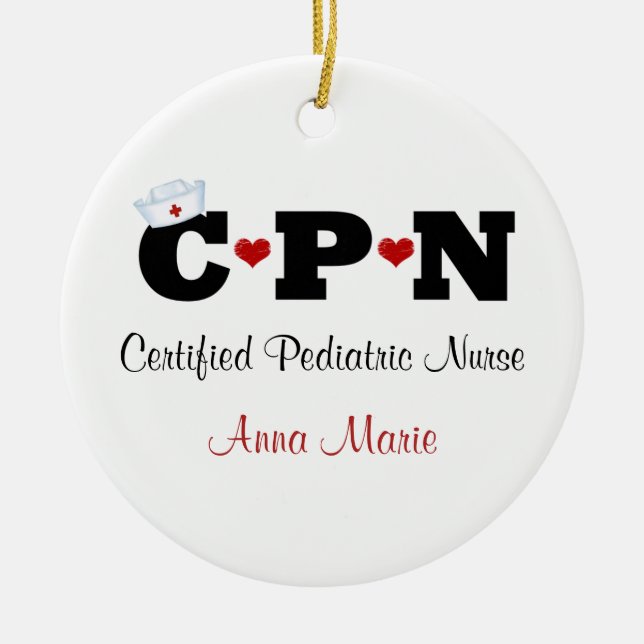 Ornement personnel des infirmières du PCN (Devant)