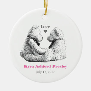 Ornement photo de l'ours en peluche HAMbyWG