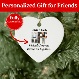 Ornement photo de MEILLEURE AMIE – Cadeau personna