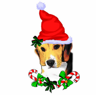 Ornement Photo Sculpture Beagle Cadeaux de Noël