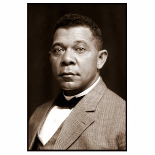 Ornement Photo Sculpture Booker Washington : African American Educator