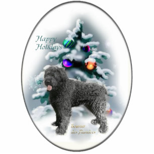 Ornement Photo Sculpture Bouvier des Flandres Ornement de Noël