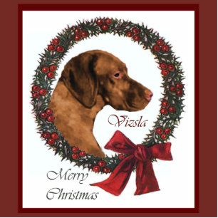 Ornement Photo Sculpture Cadeaux de Noël Vizsla