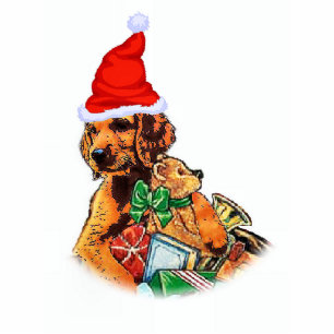 Ornement Photo Sculpture Irish Setter Cadeaux de Noël